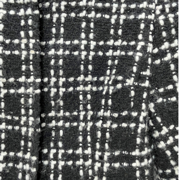 Algo Switzerland Wool Blazer in Black and White Red Accents Velvet Trim  XS - Picture 4 of 15